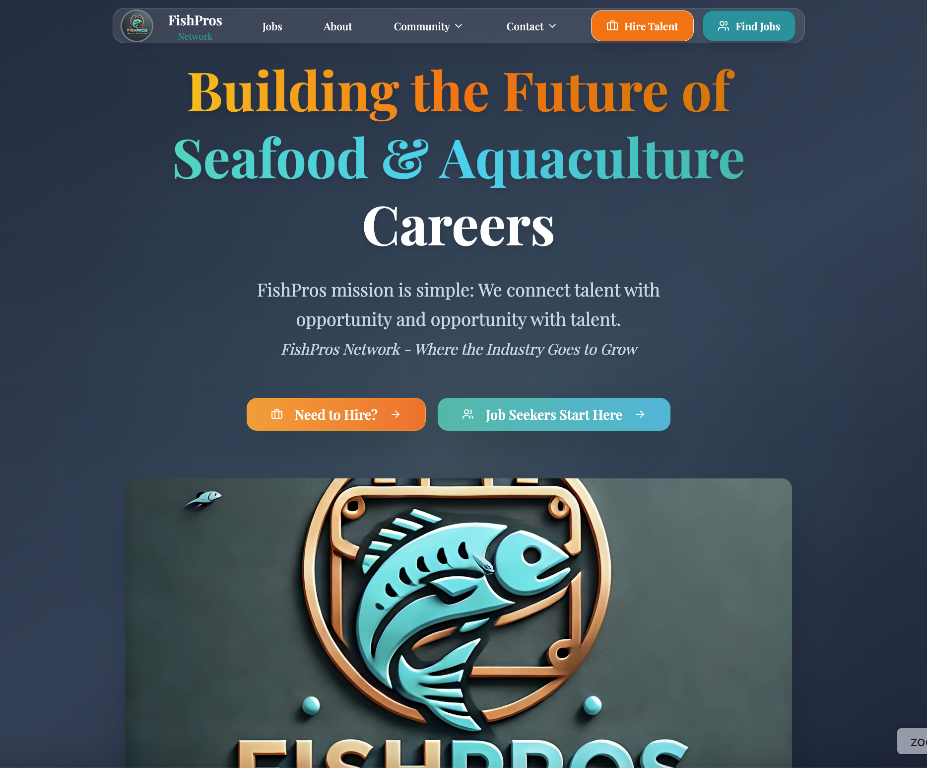 FishPros - Seafood & Aquaculture Careers Platform